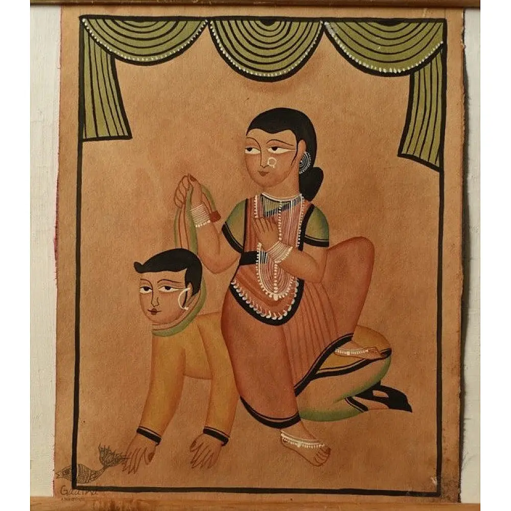 shop handcrafted kalighat canvas paining 