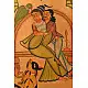 painting on canvas kalighat painting