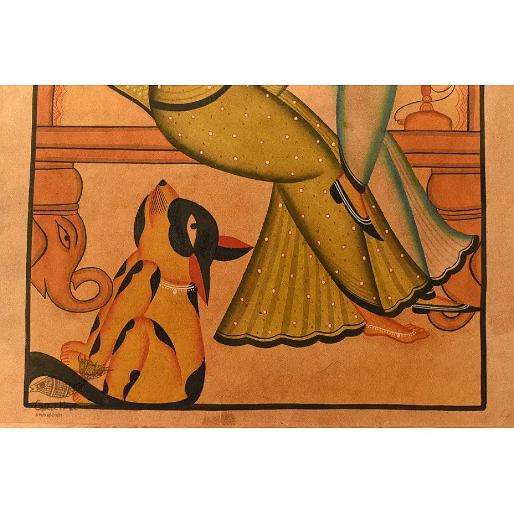 painting on canvas kalighat painting