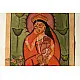 original kalighat painting gauri with ganesh