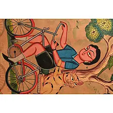 Kalighat Painting | Kitty & Kusum