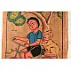 buy canvas kalighat painting - Kitty & Kusum