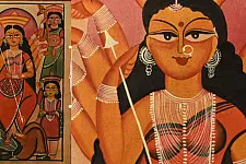 Kalighat Painting | Gauri