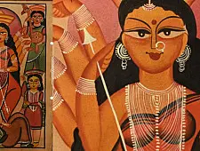 Kalighat Painting | Gauri