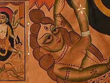 Kalighat Painting | Goddess Kali