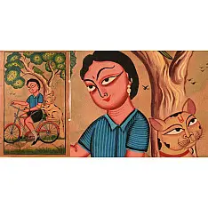 Kalighat Painting | Kitty & Kusum