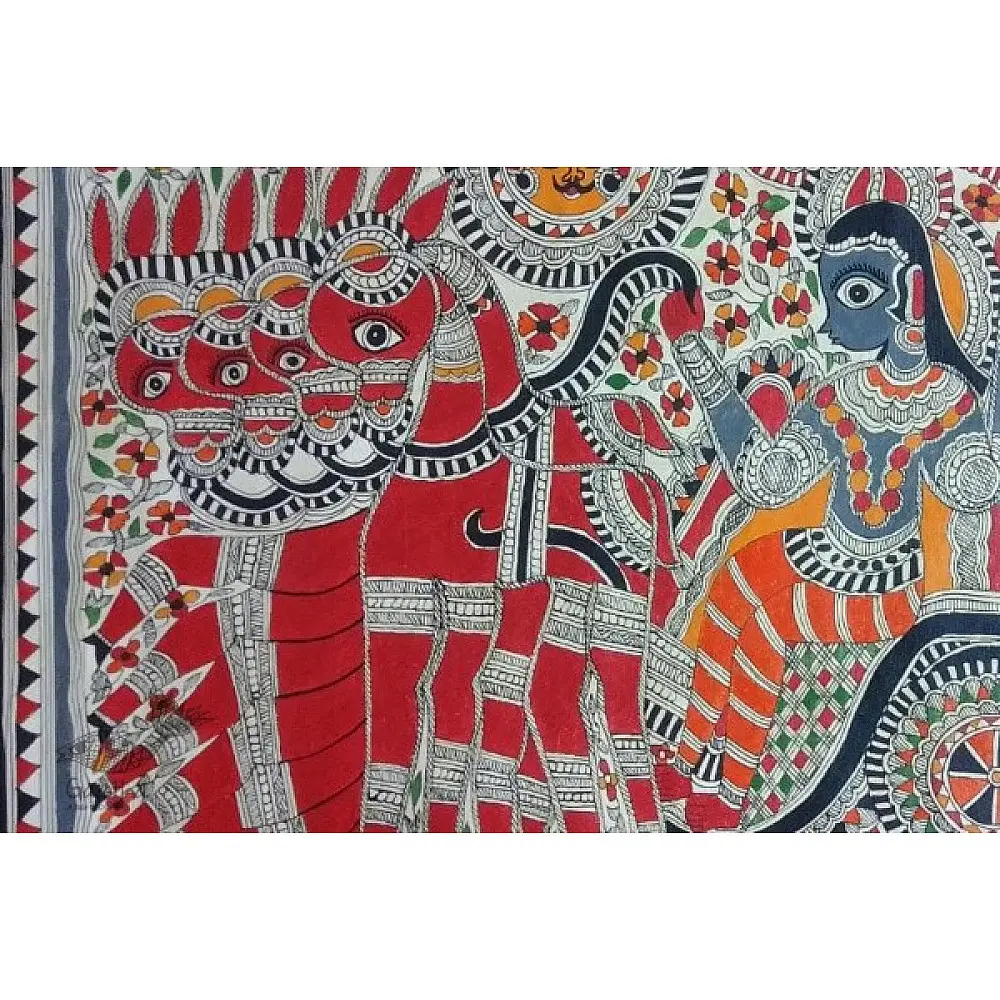 shop Madhubani painting| Ramachandra With Sita