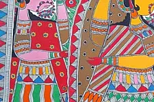 Madhubani painting | Raam & Seeta