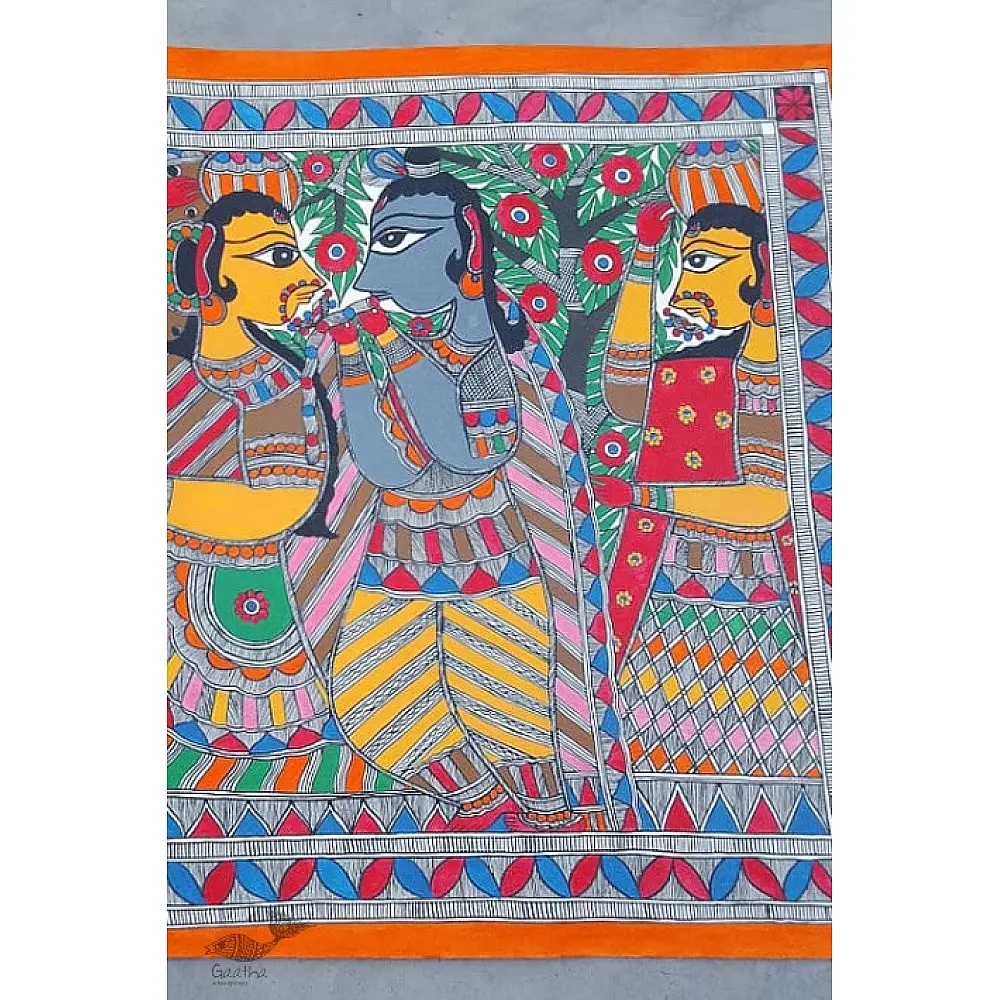 shop Madhubani painting| Sita & Ram