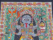 Madhubani painting | Maa Kaali