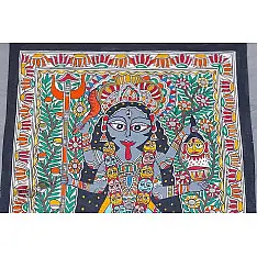 Madhubani painting | Maa Kaali