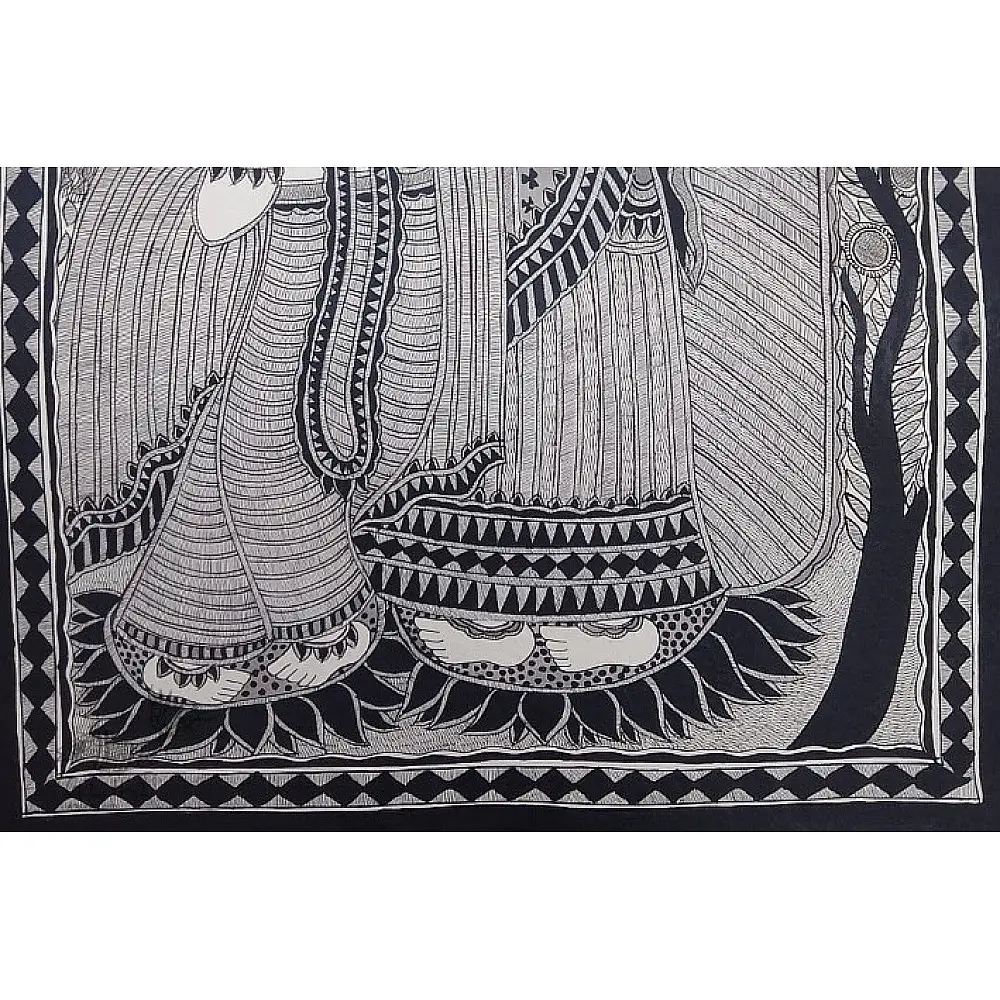 shop Madhubani painting| Radha - Krishna