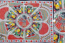 Madhubani painting | Krishna Raas