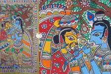 Madhubani painting | Radhe Krishn