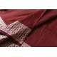 Traditional Bengali cotton Maroon saree