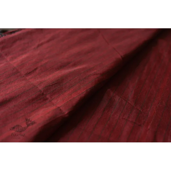 Traditional Bengali cotton Maroon saree