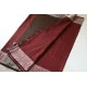 Traditional Bengali cotton Maroon saree