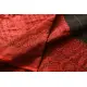 Traditional Bengali cotton Black With Red Woven Border Saree