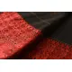 Traditional Bengali cotton Black With Red Woven Border Saree