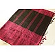 Traditional Bengali cotton sareeBlack Saree With Rani Pink Boder