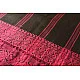 Traditional Bengali cotton sareeBlack Saree With Rani Pink Boder