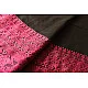 Traditional Bengali cotton sareeBlack Saree With Rani Pink Boder