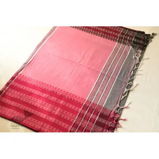 Traditional Bengali cotton saree  - Woven Border