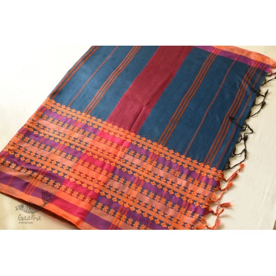 Traditional Bengali cotton saree