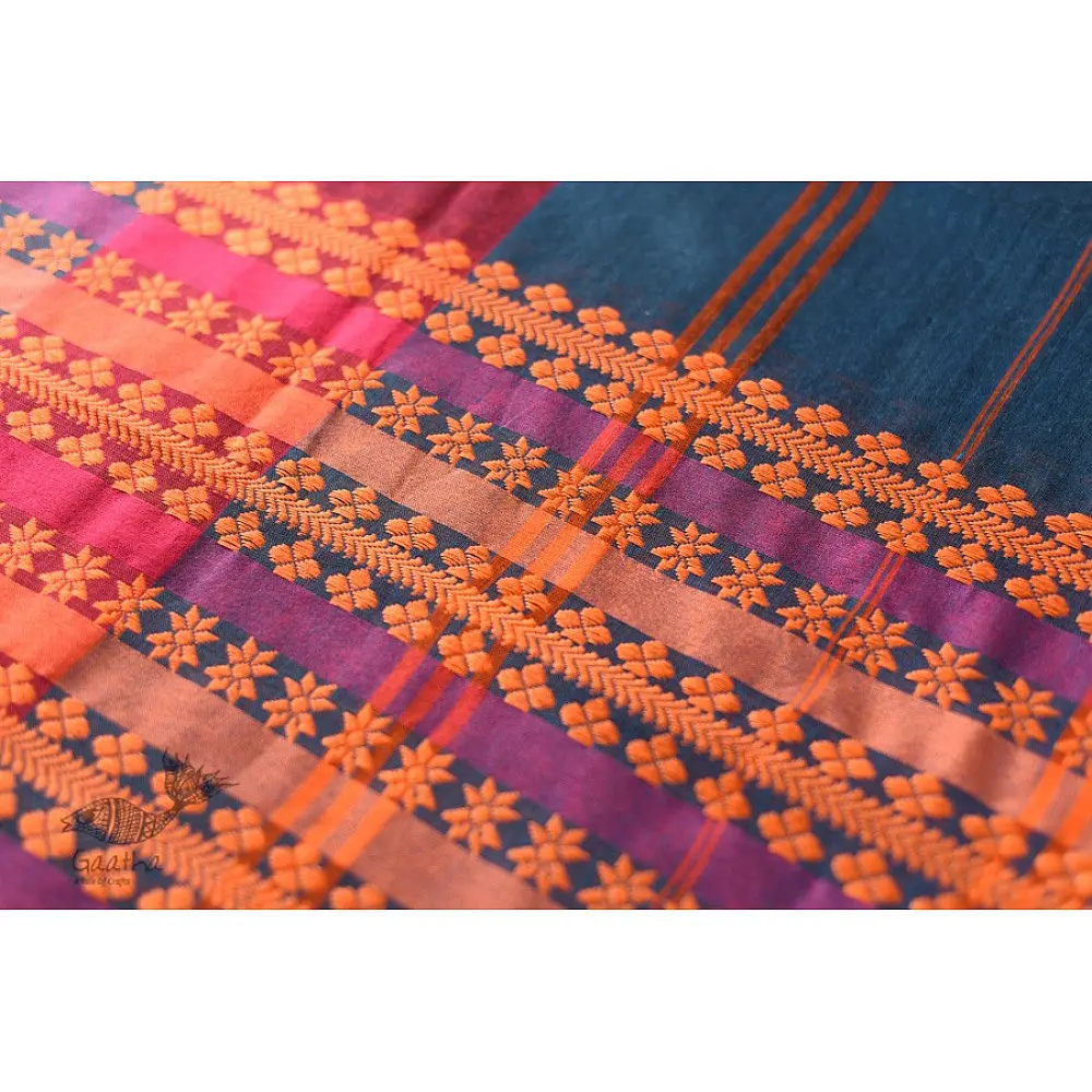 Traditional Bengali cotton saree