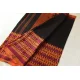 Handloom Cotton Bengali Saree  - Black with Woven Border