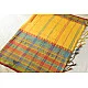 Traditional Bengali cotton saree - Yellow