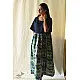 shop Batic Modal Silk & Denim Dress