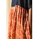 shop Batic Modal Silk +  Denim Long Dress