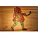 Shop leather puppet - Hanuman in green color 