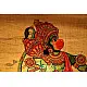 Shop leather puppet - Hanuman in green color 