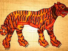 Leather Puppets - Tiger