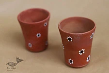 Maati Ka Kaam ● Clay Glasses ( Set of two ) ● 26