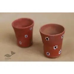 Maati Ka Kaam ● Clay Glasses ( Set of two ) ● 26