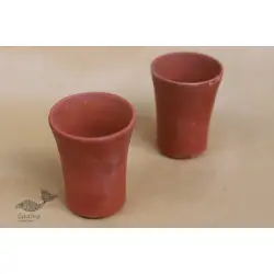 Maati Ka Kaam ● Clay Glasses ( Set of two ) ● 29