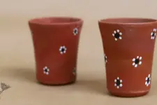 Maati Ka Kaam ● Clay Glasses ( Set of two ) ● 26