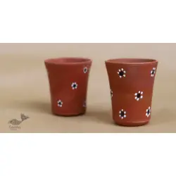 Maati Ka Kaam ● Clay Glasses ( Set of two ) ● 26