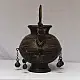Unique Design Antique Carved Brass Kettle Pot 