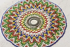 Prachin . प्राचीन || Antique Bead Wall Hanging (12x12 inch)