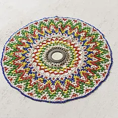 Prachin . प्राचीन || Antique Bead Wall Hanging (12x12 inch)