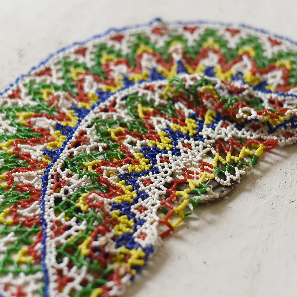 Antique Bead Wall Hanging (12x12 inch)