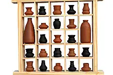 Terracotta Tales | Terracotta Pottery Art - Handmade Miniature Wall Art Frame