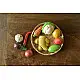 Handmade Clay - Miniature Vegetable Basket