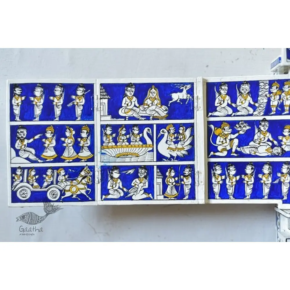 shop story telling wooden shine kaavad