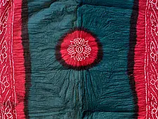 Malvika . मालविका ● Cotton Tie & Dyed Bandhani Saree ● 2
