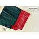 latest collection of cotton bandhni green-red sarees